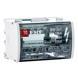 картинка Шина нулевая в корпусе ШК 207 (2х7) EKF PROxima от магазина