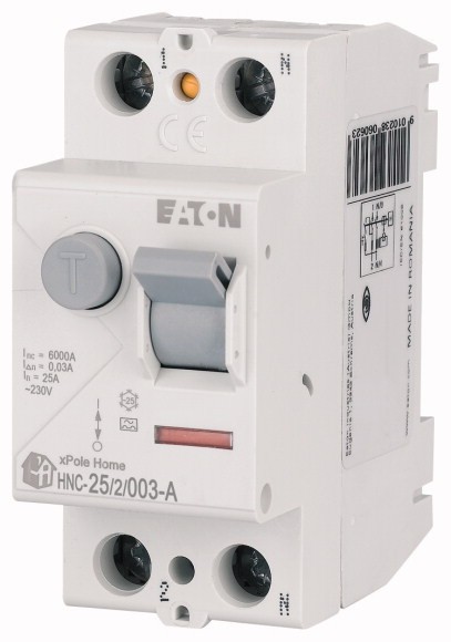 картинка УЗО HNC-25/2/003-A, 2P, 25A, 6kA, 30mA, тип A, 2M от магазина