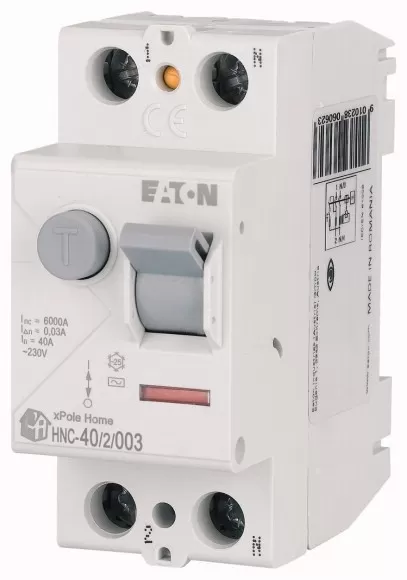 картинка УЗО HNC-40/2/003, 2P, 40A, 6kA, 30mA, тип АC, 2M от магазина