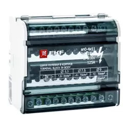 картинка Шина нулевая в корпусе ШК 411 (4х11) EKF PROxima от магазина